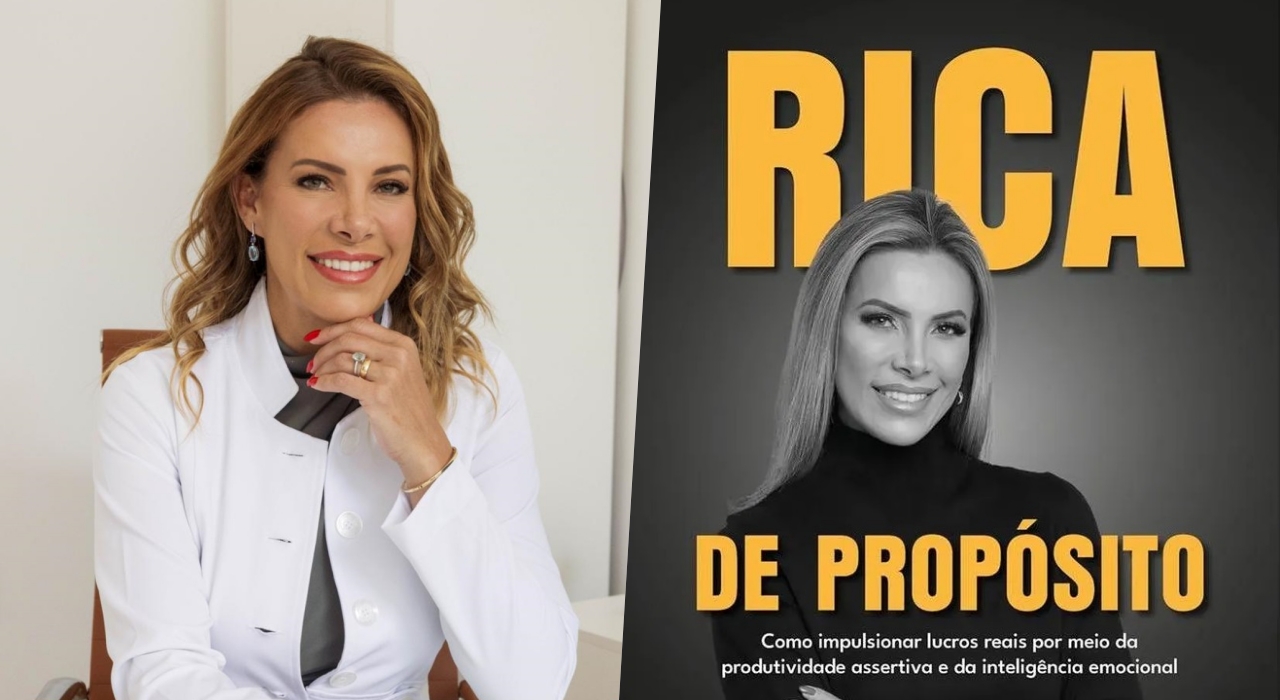 Michele Bouvier Sollack lança seu livro ​“Rica de propósito” no Rio de Janeiro e em São Paulo.