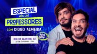 Diogo Almeida se apresenta no Rio de Janeiro com o espetáculo “Especial Mês dos Professores”.